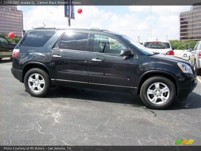Carbon Black Metallic / Ebony 2010 GMC Acadia SL