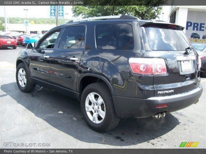 Carbon Black Metallic / Ebony 2010 GMC Acadia SL