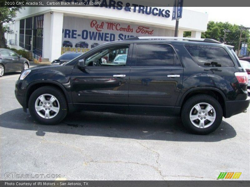 Carbon Black Metallic / Ebony 2010 GMC Acadia SL