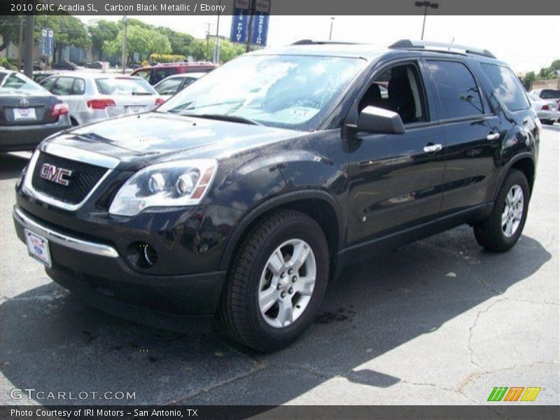 Carbon Black Metallic / Ebony 2010 GMC Acadia SL