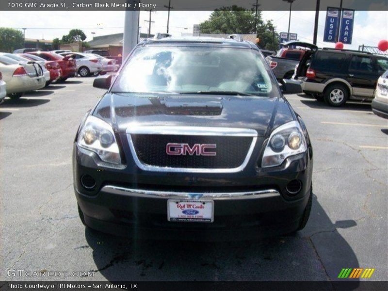 Carbon Black Metallic / Ebony 2010 GMC Acadia SL