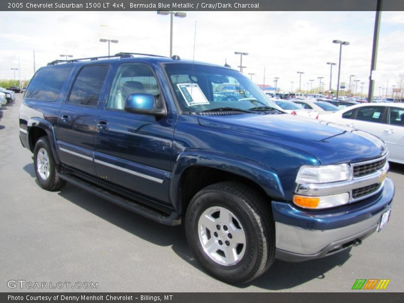 Bermuda Blue Metallic / Gray/Dark Charcoal 2005 Chevrolet Suburban 1500 LT 4x4