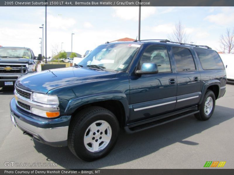 Bermuda Blue Metallic / Gray/Dark Charcoal 2005 Chevrolet Suburban 1500 LT 4x4
