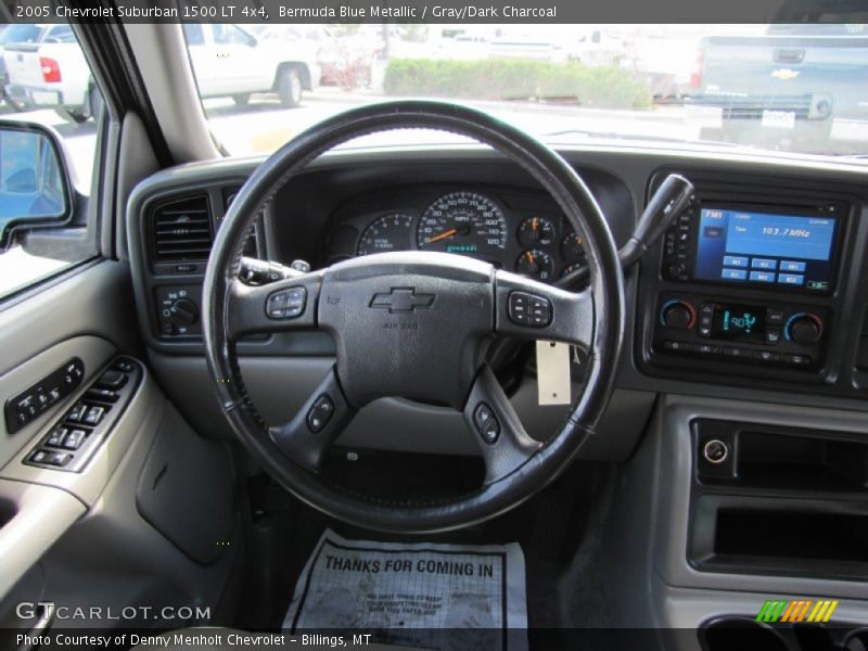 Bermuda Blue Metallic / Gray/Dark Charcoal 2005 Chevrolet Suburban 1500 LT 4x4