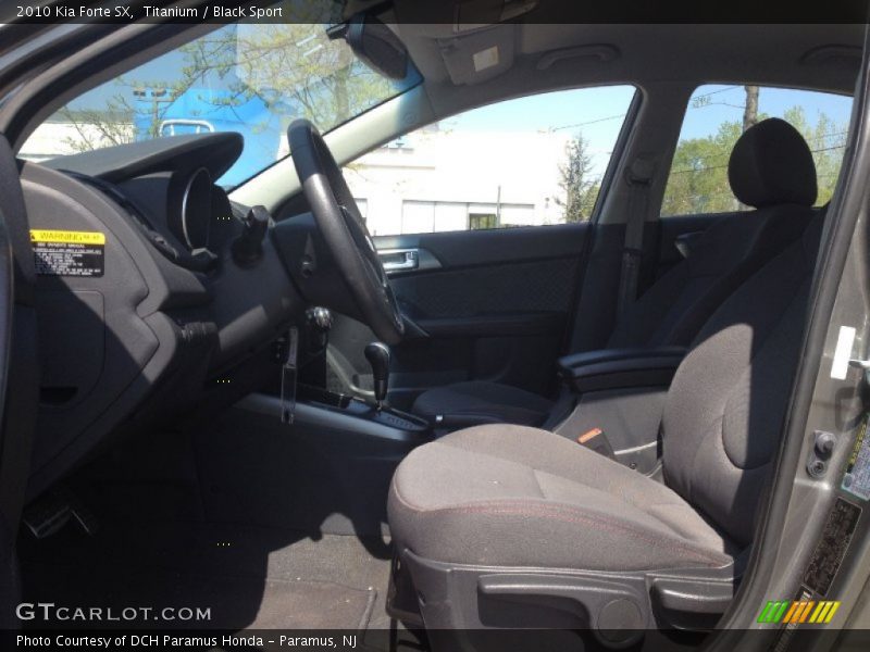 Titanium / Black Sport 2010 Kia Forte SX