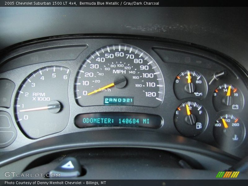 Bermuda Blue Metallic / Gray/Dark Charcoal 2005 Chevrolet Suburban 1500 LT 4x4