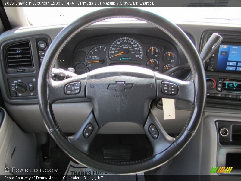 Bermuda Blue Metallic / Gray/Dark Charcoal 2005 Chevrolet Suburban 1500 LT 4x4