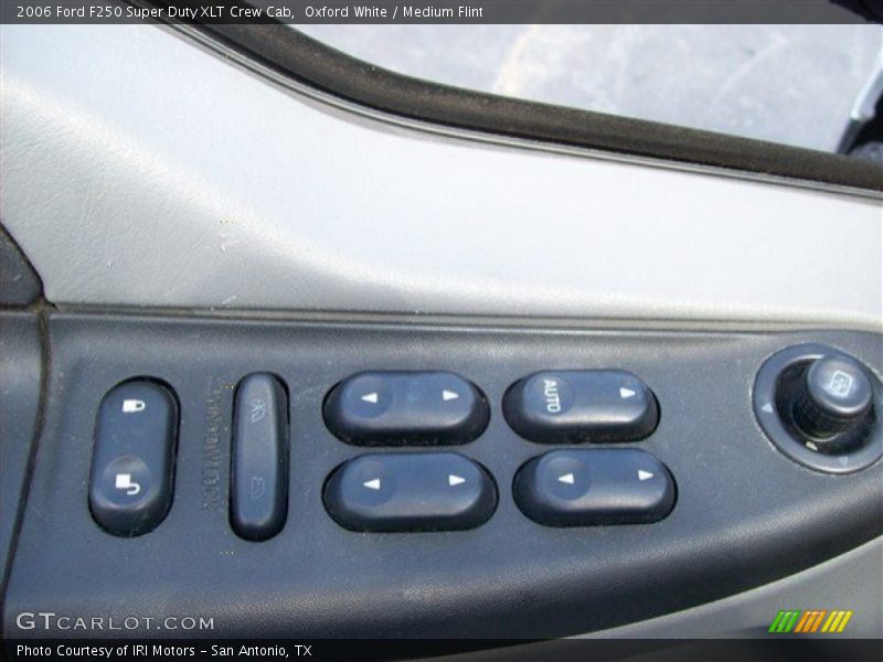 Oxford White / Medium Flint 2006 Ford F250 Super Duty XLT Crew Cab