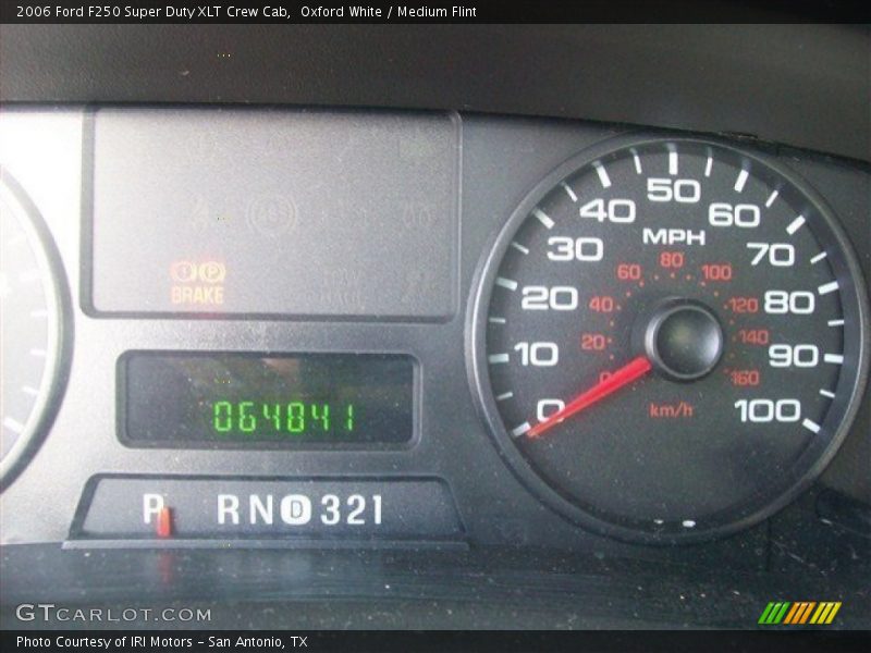 Oxford White / Medium Flint 2006 Ford F250 Super Duty XLT Crew Cab