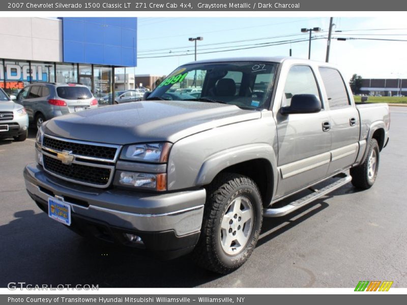 Graystone Metallic / Dark Charcoal 2007 Chevrolet Silverado 1500 Classic LT  Z71 Crew Cab 4x4