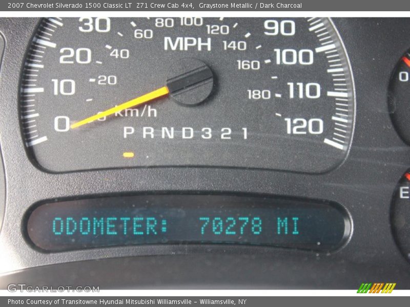 Graystone Metallic / Dark Charcoal 2007 Chevrolet Silverado 1500 Classic LT  Z71 Crew Cab 4x4