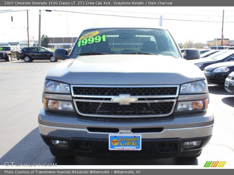 Graystone Metallic / Dark Charcoal 2007 Chevrolet Silverado 1500 Classic LT  Z71 Crew Cab 4x4