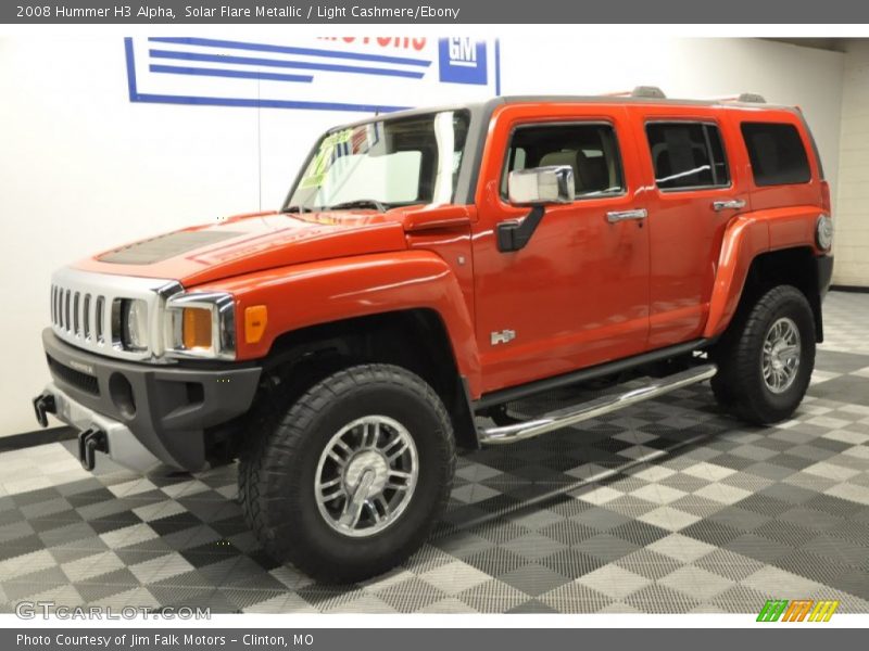 Solar Flare Metallic / Light Cashmere/Ebony 2008 Hummer H3 Alpha