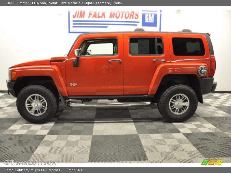 Solar Flare Metallic / Light Cashmere/Ebony 2008 Hummer H3 Alpha
