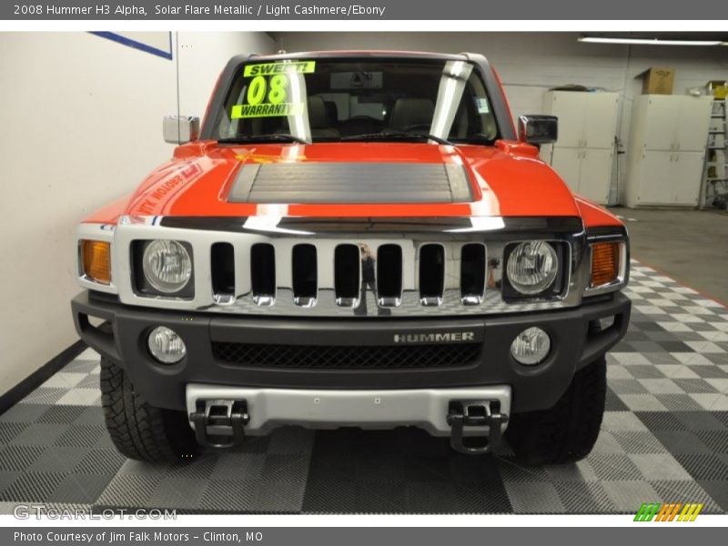 Solar Flare Metallic / Light Cashmere/Ebony 2008 Hummer H3 Alpha