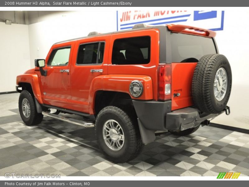 Solar Flare Metallic / Light Cashmere/Ebony 2008 Hummer H3 Alpha