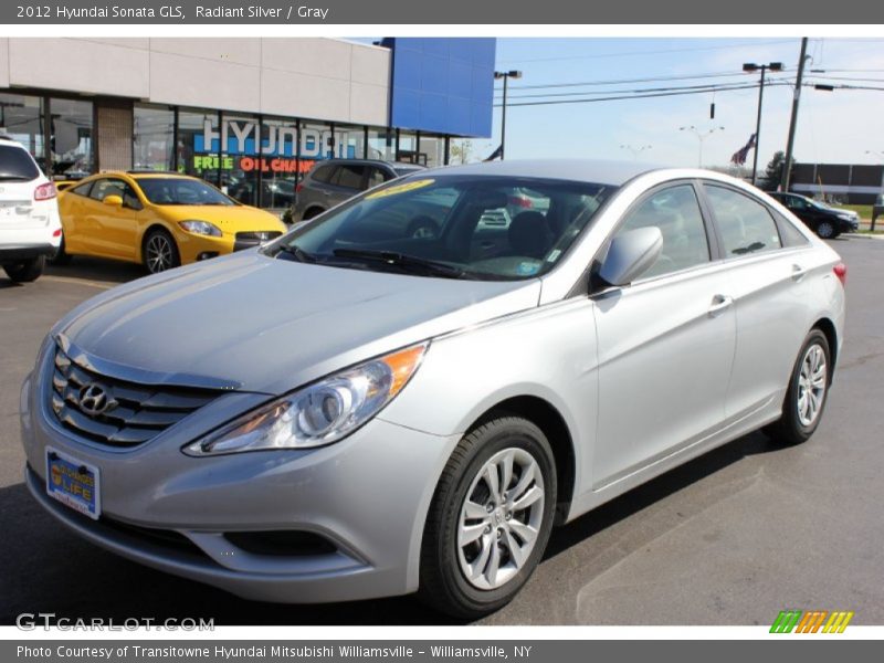 Radiant Silver / Gray 2012 Hyundai Sonata GLS