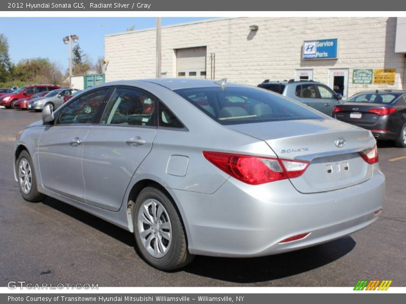 Radiant Silver / Gray 2012 Hyundai Sonata GLS