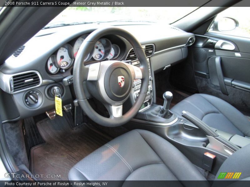 Black Interior - 2008 911 Carrera S Coupe 