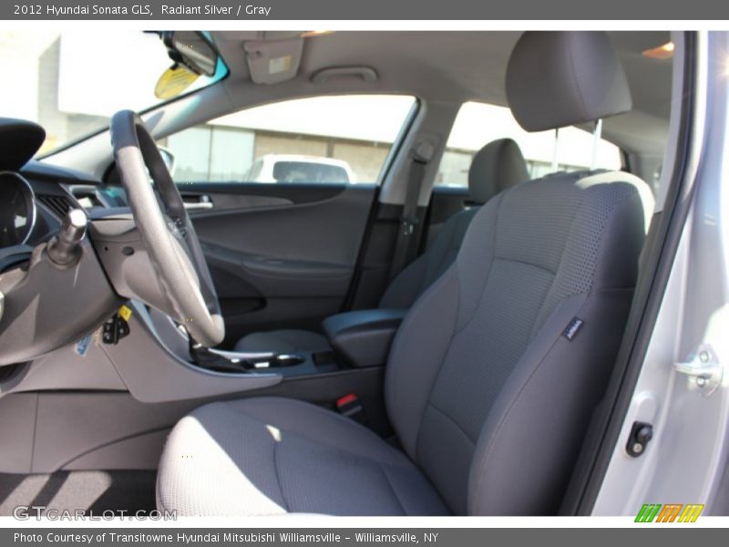 Radiant Silver / Gray 2012 Hyundai Sonata GLS