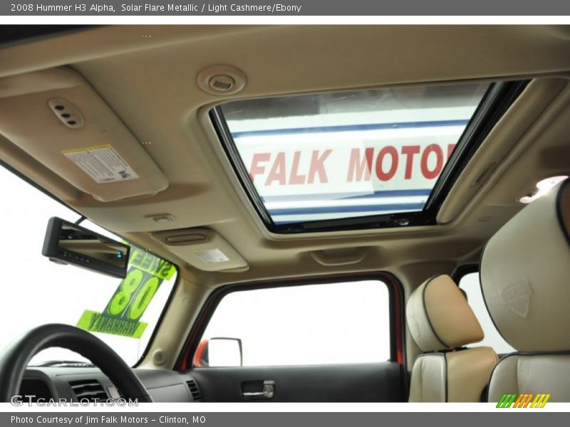 Solar Flare Metallic / Light Cashmere/Ebony 2008 Hummer H3 Alpha