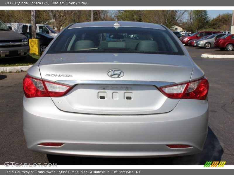 Radiant Silver / Gray 2012 Hyundai Sonata GLS