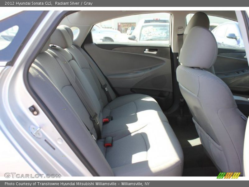 Radiant Silver / Gray 2012 Hyundai Sonata GLS