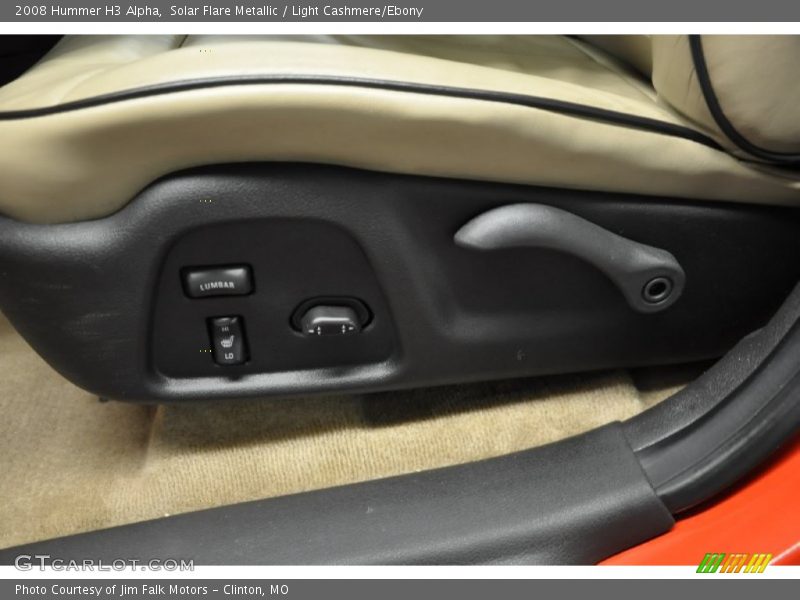 Front Seat of 2008 H3 Alpha