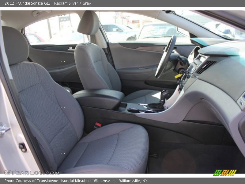 Radiant Silver / Gray 2012 Hyundai Sonata GLS