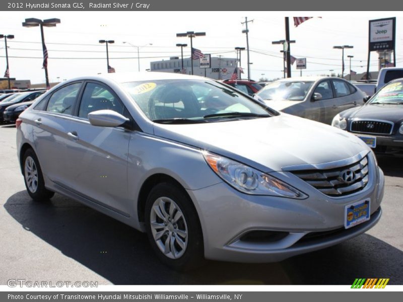 Radiant Silver / Gray 2012 Hyundai Sonata GLS