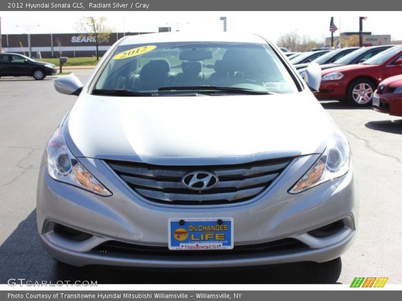 Radiant Silver / Gray 2012 Hyundai Sonata GLS
