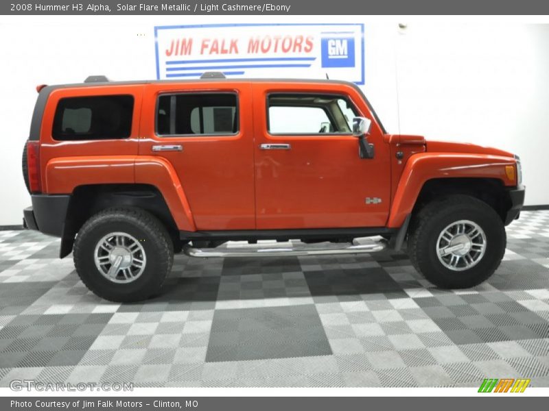 Solar Flare Metallic / Light Cashmere/Ebony 2008 Hummer H3 Alpha