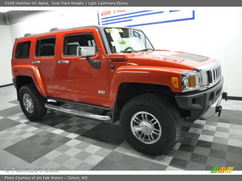 Solar Flare Metallic / Light Cashmere/Ebony 2008 Hummer H3 Alpha
