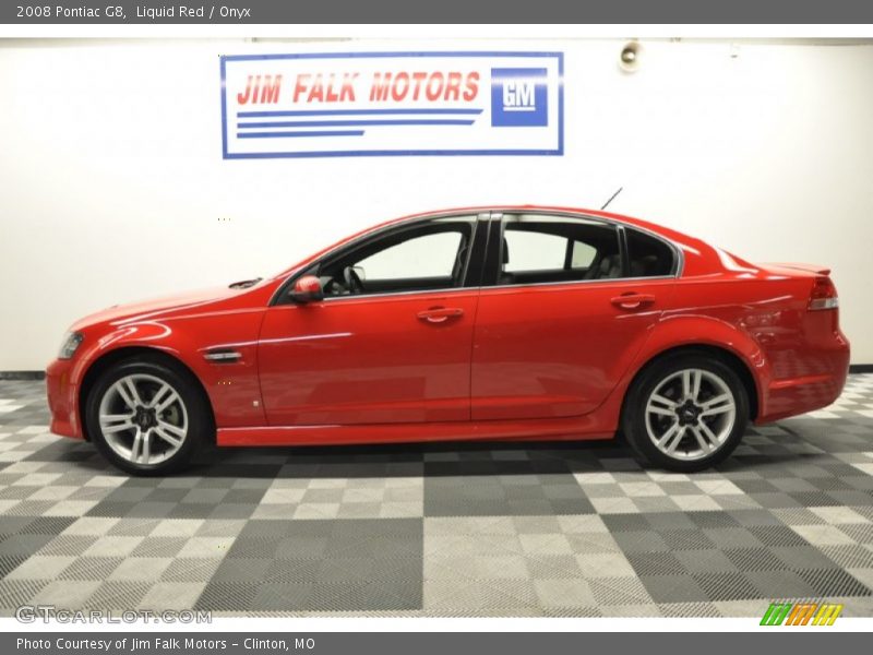 Liquid Red / Onyx 2008 Pontiac G8