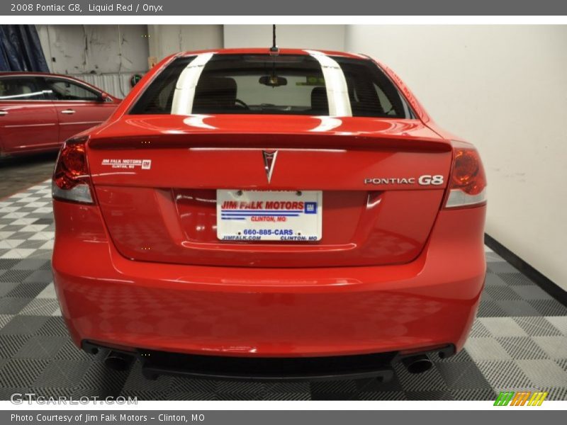 Liquid Red / Onyx 2008 Pontiac G8