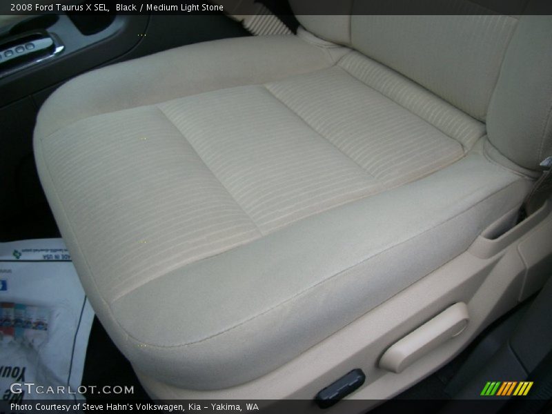 Black / Medium Light Stone 2008 Ford Taurus X SEL
