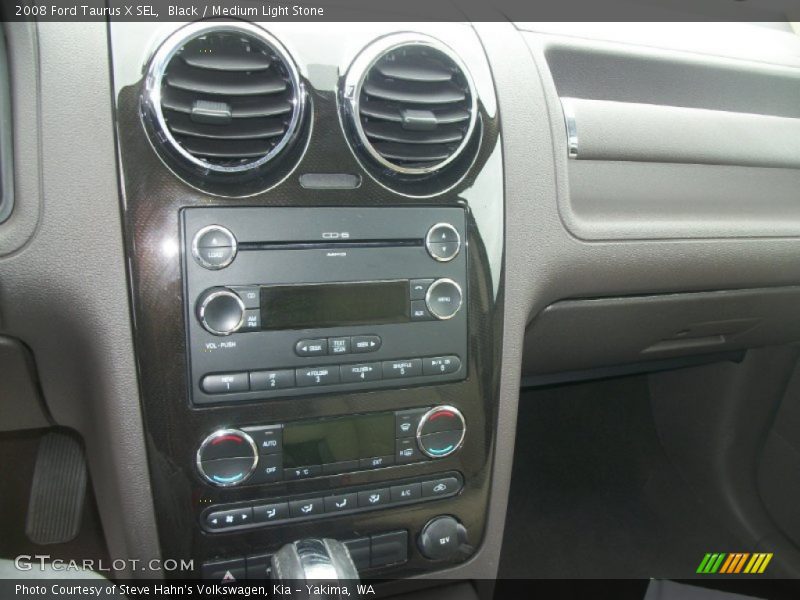 Black / Medium Light Stone 2008 Ford Taurus X SEL