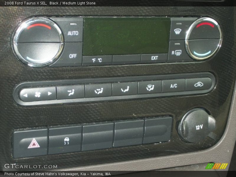 Controls of 2008 Taurus X SEL