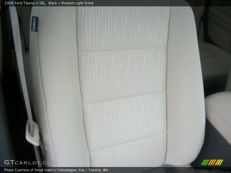 Black / Medium Light Stone 2008 Ford Taurus X SEL