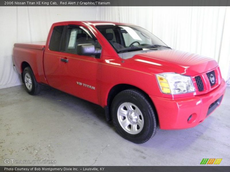 Red Alert / Graphite/Titanium 2006 Nissan Titan XE King Cab