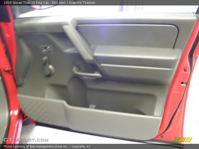 Red Alert / Graphite/Titanium 2006 Nissan Titan XE King Cab