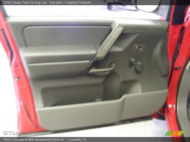 Red Alert / Graphite/Titanium 2006 Nissan Titan XE King Cab