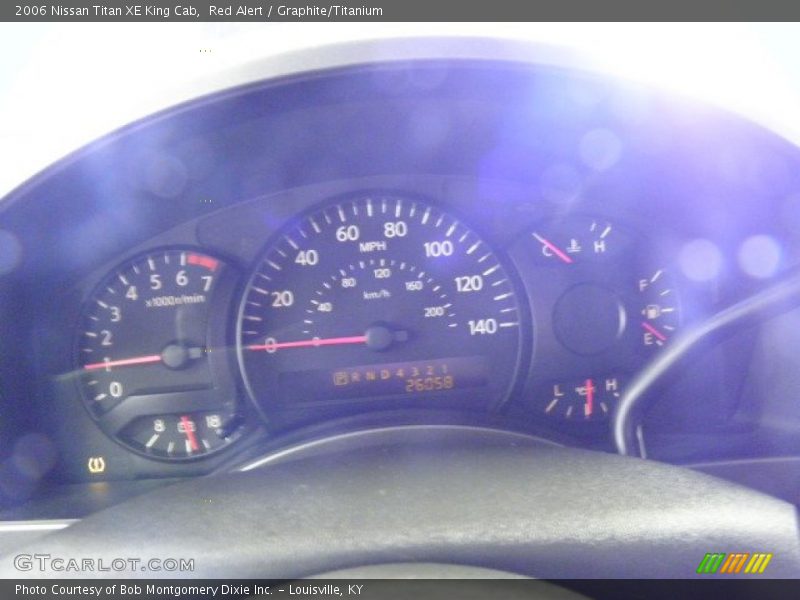 Red Alert / Graphite/Titanium 2006 Nissan Titan XE King Cab