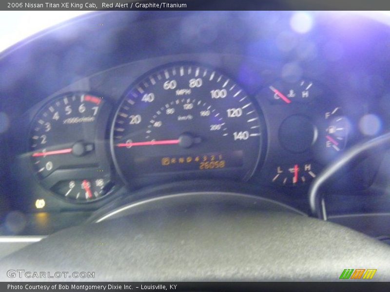 Red Alert / Graphite/Titanium 2006 Nissan Titan XE King Cab