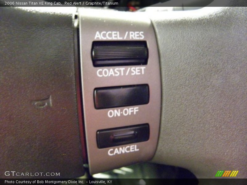 Red Alert / Graphite/Titanium 2006 Nissan Titan XE King Cab