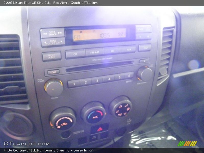 Red Alert / Graphite/Titanium 2006 Nissan Titan XE King Cab