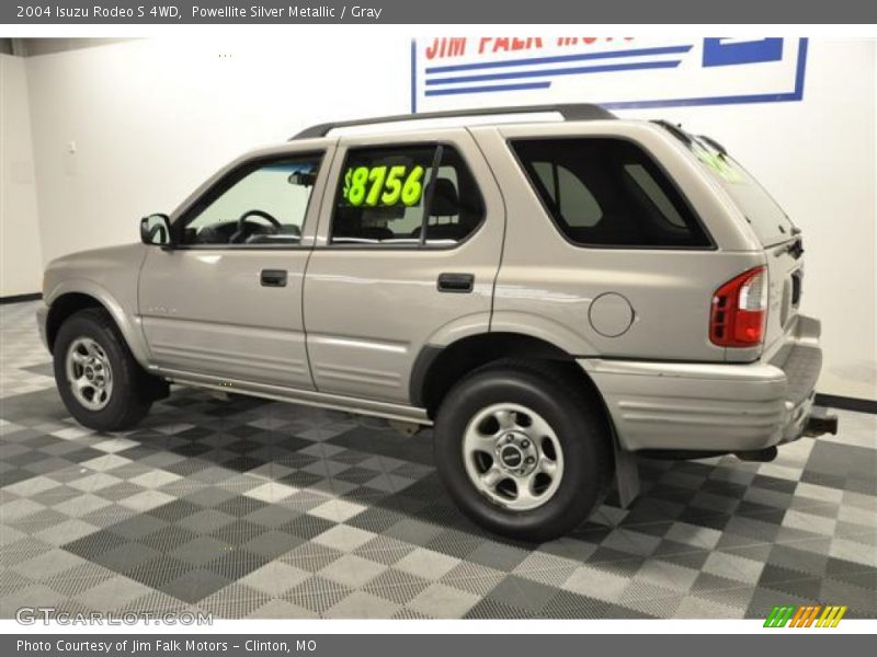 Powellite Silver Metallic / Gray 2004 Isuzu Rodeo S 4WD