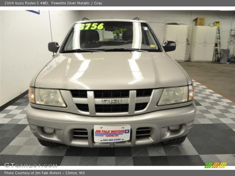 Powellite Silver Metallic / Gray 2004 Isuzu Rodeo S 4WD