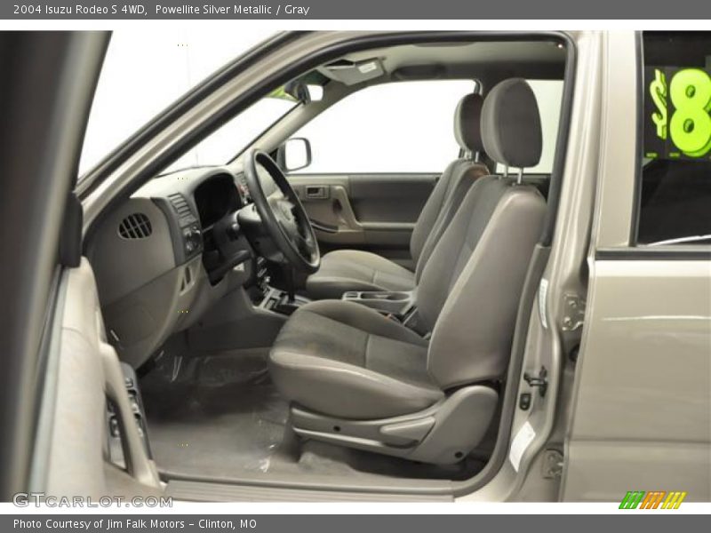 Powellite Silver Metallic / Gray 2004 Isuzu Rodeo S 4WD