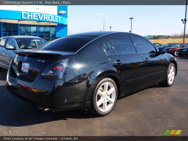 Onyx Black / Black 2004 Nissan Maxima 3.5 SE